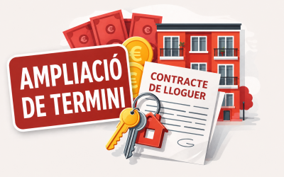 Ampliació de termini per sol·licitar ajuts al lloguer per a persones d’entre 36 i 64 anys